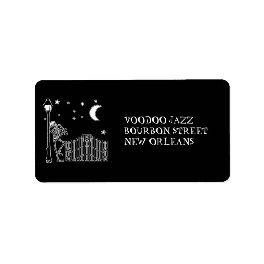 ブードゥージャズサックス奏者 ラベル (正面)