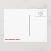 ブードゥージンジャーブレッドマンクリスマスユーモア シーズンポストカード (裏面)