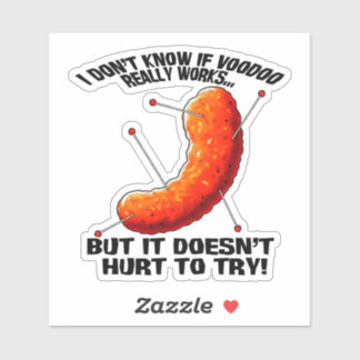 ブードゥーチーズパフ – アンチトランプジョーク シール