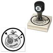 ブードゥートークインクットスタンプ2.5インチx 2.5インチ+ハンドル ラバースタンプ (押印)