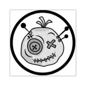 ブードゥートークインクットスタンプ2.5インチx 2.5インチ+ハンドル ラバースタンプ (インプリント)