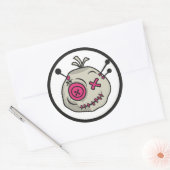 ブードゥートークンクラシックラウンドステッカー ラウンドシール (封筒)