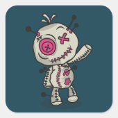 ブードゥートークンスクエアステッカー スクエアシール (正面)