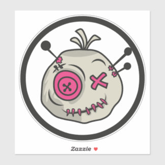 ブードゥートークン大8" x 8"ビニールステッカー シール