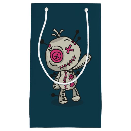 ブードゥートークン抱き枕 – 中、光沢 スモールペーパーバッグ (正面)