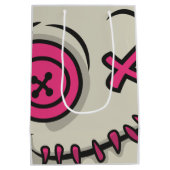 ブードゥートークン抱き枕 – 中、光沢 ミディアムペーパーバッグ (裏面)