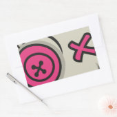 ブードゥートークン長方形ステッカー 長方形シール (封筒)