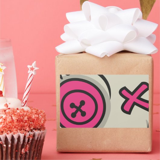 ブードゥートークン長方形ステッカー 長方形シール (パーティー)