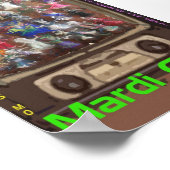 ブードゥードールマルディグラスポスター ポスター (角)