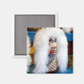 ブードゥーノックダウンドールカーニバルゲームダウンドマグネット マグネット (正面/裏面)