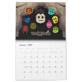 ブードゥーヘッズ～洞窟 カレンダー (1月 2027)