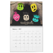 ブードゥーヘッズ～洞窟 カレンダー (2月 2027)