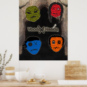 ブードゥーヘッズ～洞窟 ポスター (キッチン)