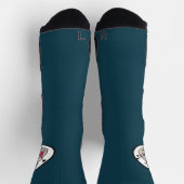 ブードゥーメダルの高性能アスレティッククルー靴下 ソックス (上部)