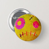 ブードゥーロットイエロー 缶バッジ (正面&裏面)