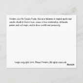 ブードゥーヴェヴェフォーエルズリーフレダ ポストカード (裏面)