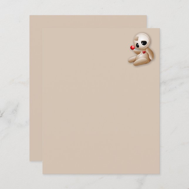 ブードゥー人形の恋の漫画 (正面/裏面)