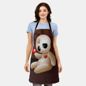 ブードゥー人形の恋の漫画 エプロン (着用した状態)