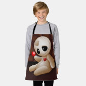 ブードゥー人形の恋の漫画 エプロン (着用した状態)