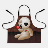 ブードゥー人形の恋の漫画 エプロン (正面)