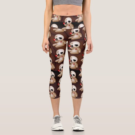 ブードゥー人形の恋の漫画 カプリレギンス (正面)