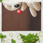 ブードゥー人形の恋の漫画 キッチンタオル (折り畳み)