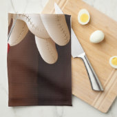 ブードゥー人形の恋の漫画 キッチンタオル (四つ折り)