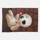 ブードゥー人形の恋の漫画 キッチンタオル (横)