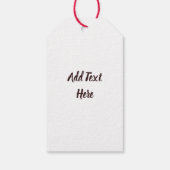 ブードゥー人形の恋の漫画 ギフトタグ (裏面)