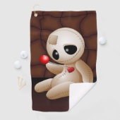 ブードゥー人形の恋の漫画 ゴルフタオル (インサイチュ)