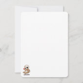 ブードゥー人形の恋の漫画 サンキューカード (裏面)