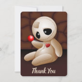 ブードゥー人形の恋の漫画 サンキューカード (正面)