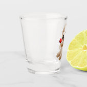 ブードゥー人形の恋の漫画 ショットグラス (左)