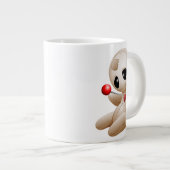 ブードゥー人形の恋の漫画 ジャンボコーヒーマグカップ (正面右)