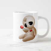 ブードゥー人形の恋の漫画 ジャンボコーヒーマグカップ (右)