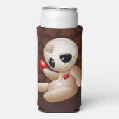 ブードゥー人形の恋の漫画 スリム缶クーラー (Seltzer正面)