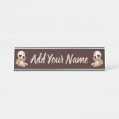 ブードゥー人形の恋の漫画 デスクネームプレート (正面)