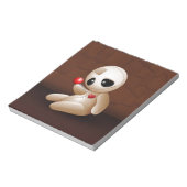 ブードゥー人形の恋の漫画 ノートパッド (回転)