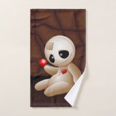 ブードゥー人形の恋の漫画 バスタオルセット (ハンドタオル)