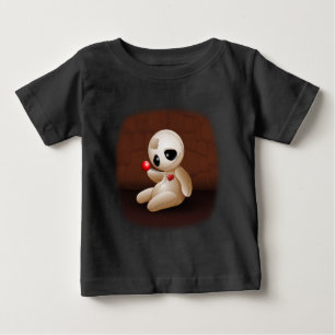 ブードゥー人形の恋の漫画 ベビーTシャツ