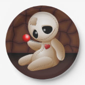 ブードゥー人形の恋の漫画 ペーパープレート (正面)