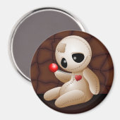 ブードゥー人形の恋の漫画 マグネット (正面/裏面)