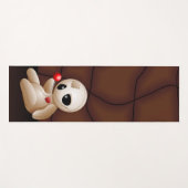 ブードゥー人形の恋の漫画 ヨガマット (正面(横))