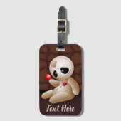 ブードゥー人形の恋の漫画 ラゲッジタグ (正面縦)