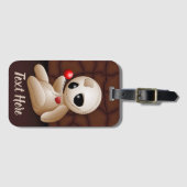 ブードゥー人形の恋の漫画 ラゲッジタグ (正面横)