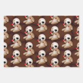 ブードゥー人形の恋の漫画 ラッピングペーパーシート (正面3)