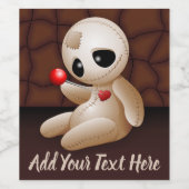 ブードゥー人形の恋の漫画 ワインラベル (シングルラベル)