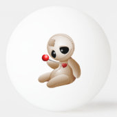 ブードゥー人形の恋の漫画 卓球ボール (裏面)