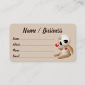 ブードゥー人形の恋の漫画 名刺 (正面)