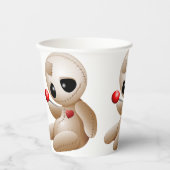 ブードゥー人形の恋の漫画 紙コップ (正面)